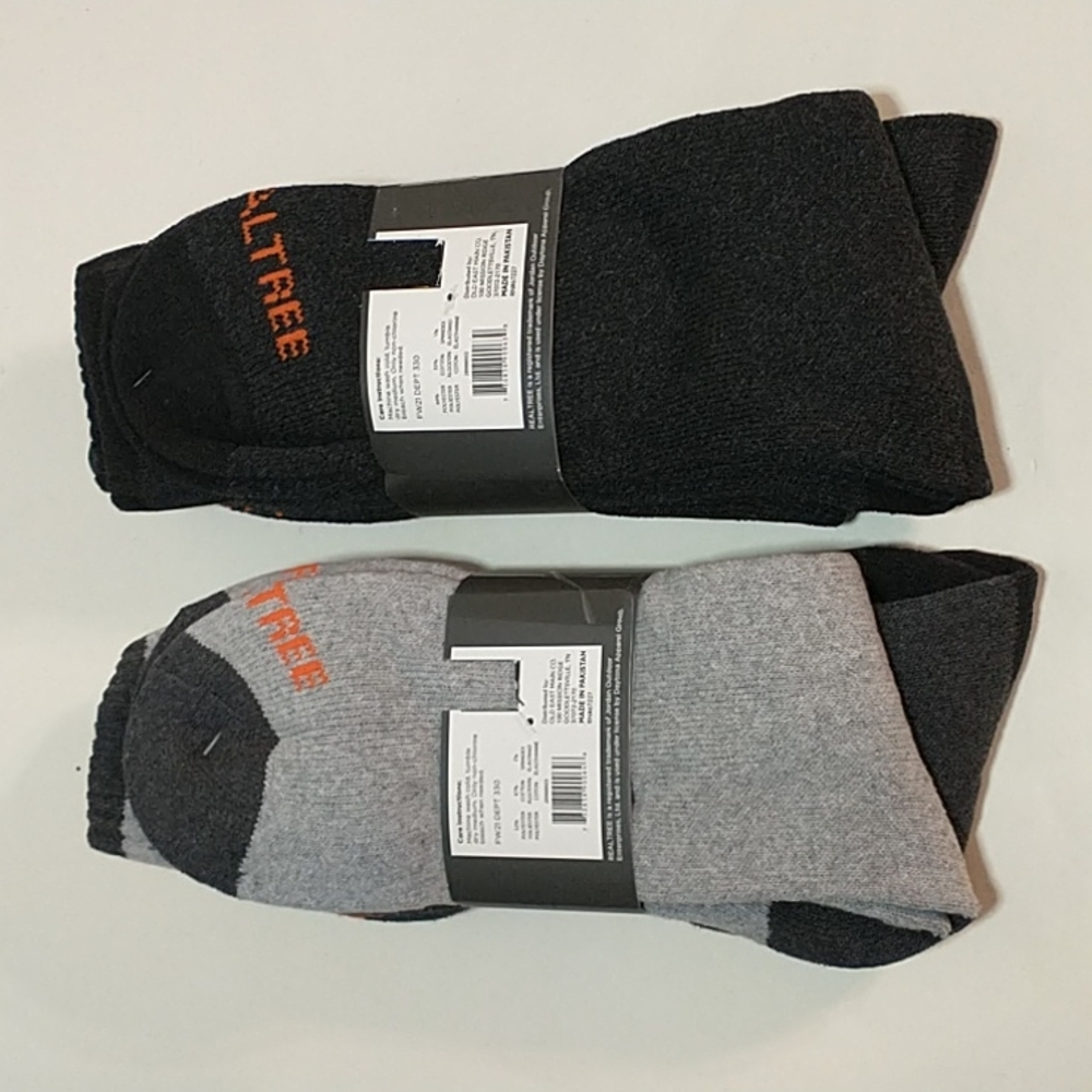 Men's RealTree Tree Crew Socks Shoe size (6-12) 2 Packages of 2 - Picture 5 of 11